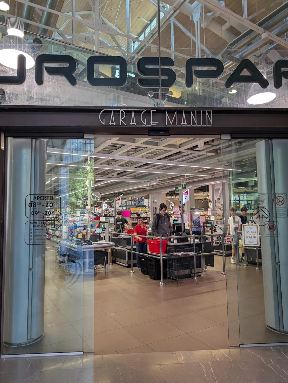 Supermercato Eurospar Manin